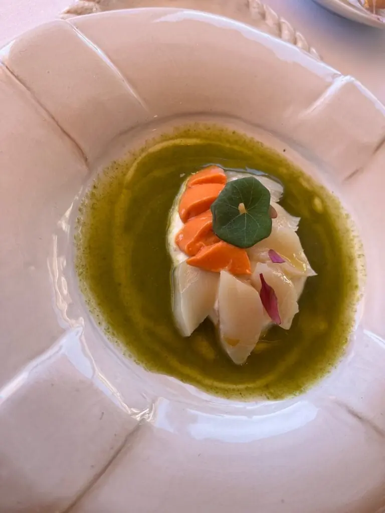 Plat de poisson du Restaurante El Mosqui