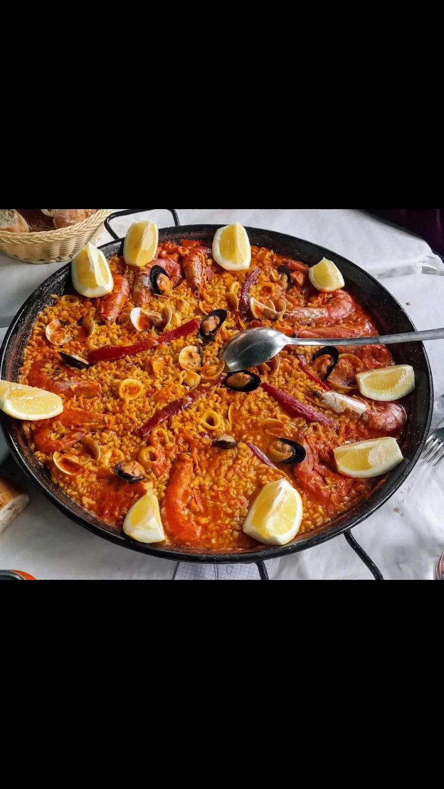 Caldero (the local fish and rice stew) at Restaurante Isla Cristina, La Manga