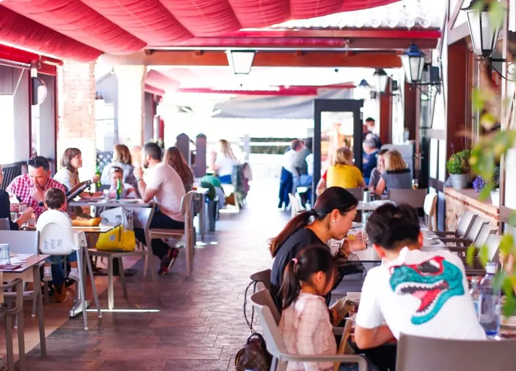 Ambiente im Restaurante Los Caballos, Edificio El Faro