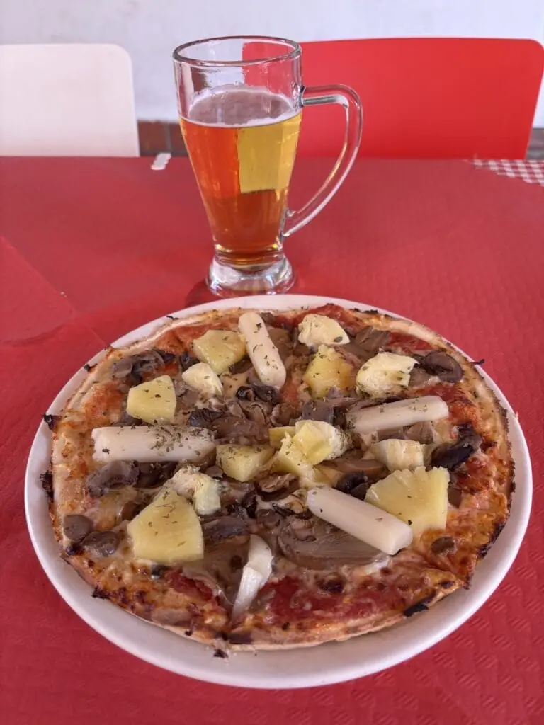 Pizza im Restaurante Pizzeria Al Dente, La Manga km 4