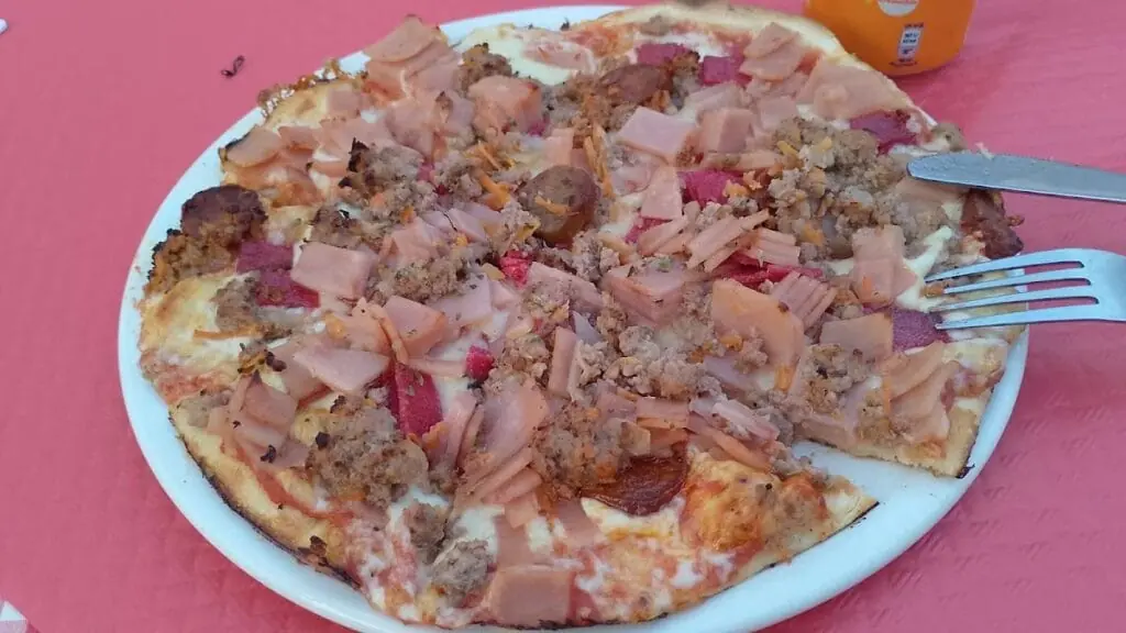 Terrasse des Restaurante Pizzeria Al Dente, Zoco Alcazaba