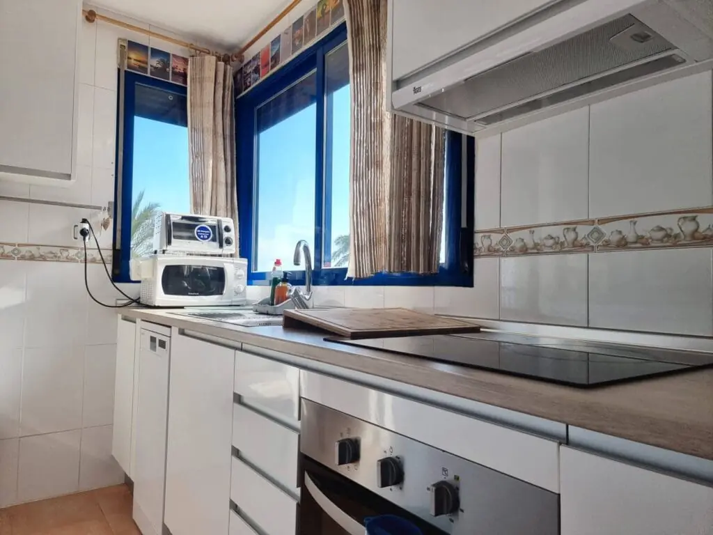 Schlafzimmer von Shore House gegenüber dem Mar Menor