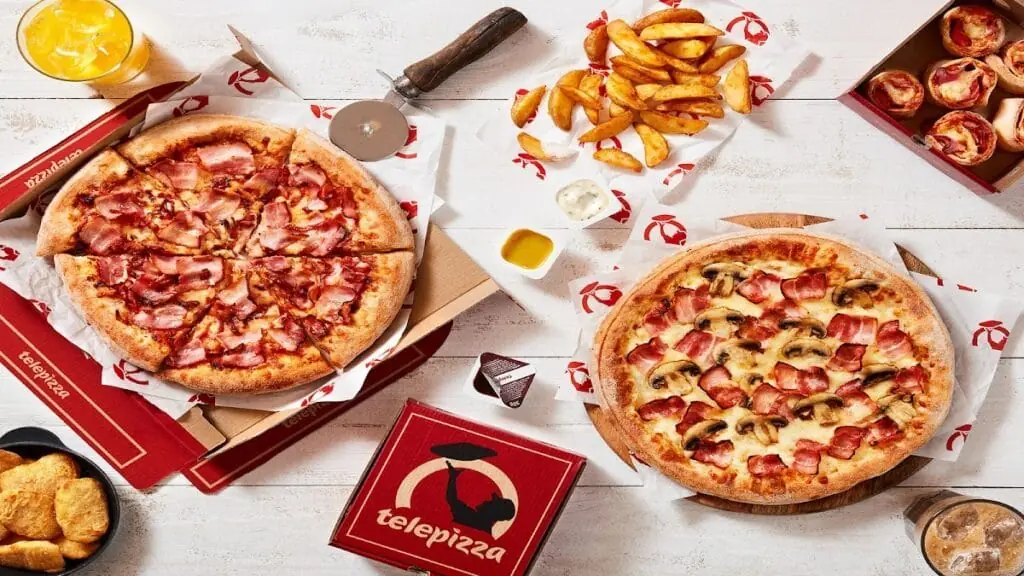 Telepizza-Lokal in La Manga für Bestellungen und Abholung