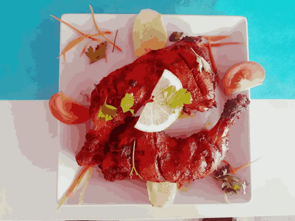 Currygericht bei The Curry Gardens, La Manga Club