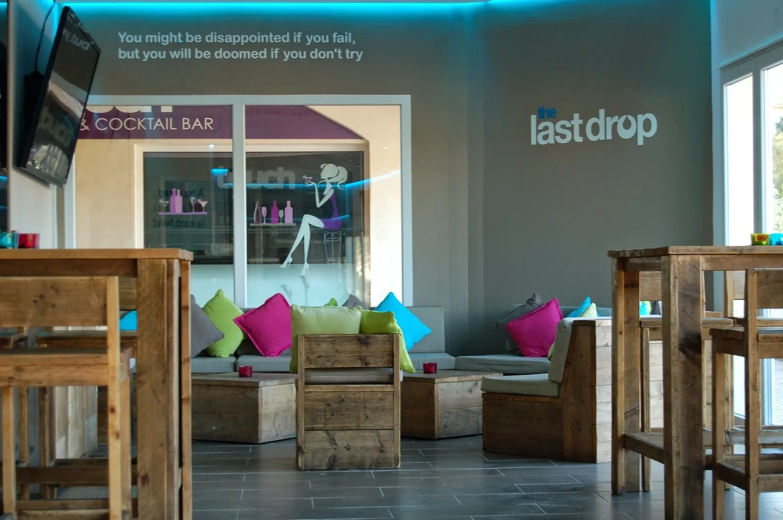 Bar at The Last Drop in La Manga Club