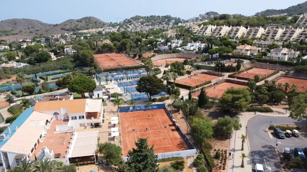 Clay courts at The Racquets Club in La Manga Club