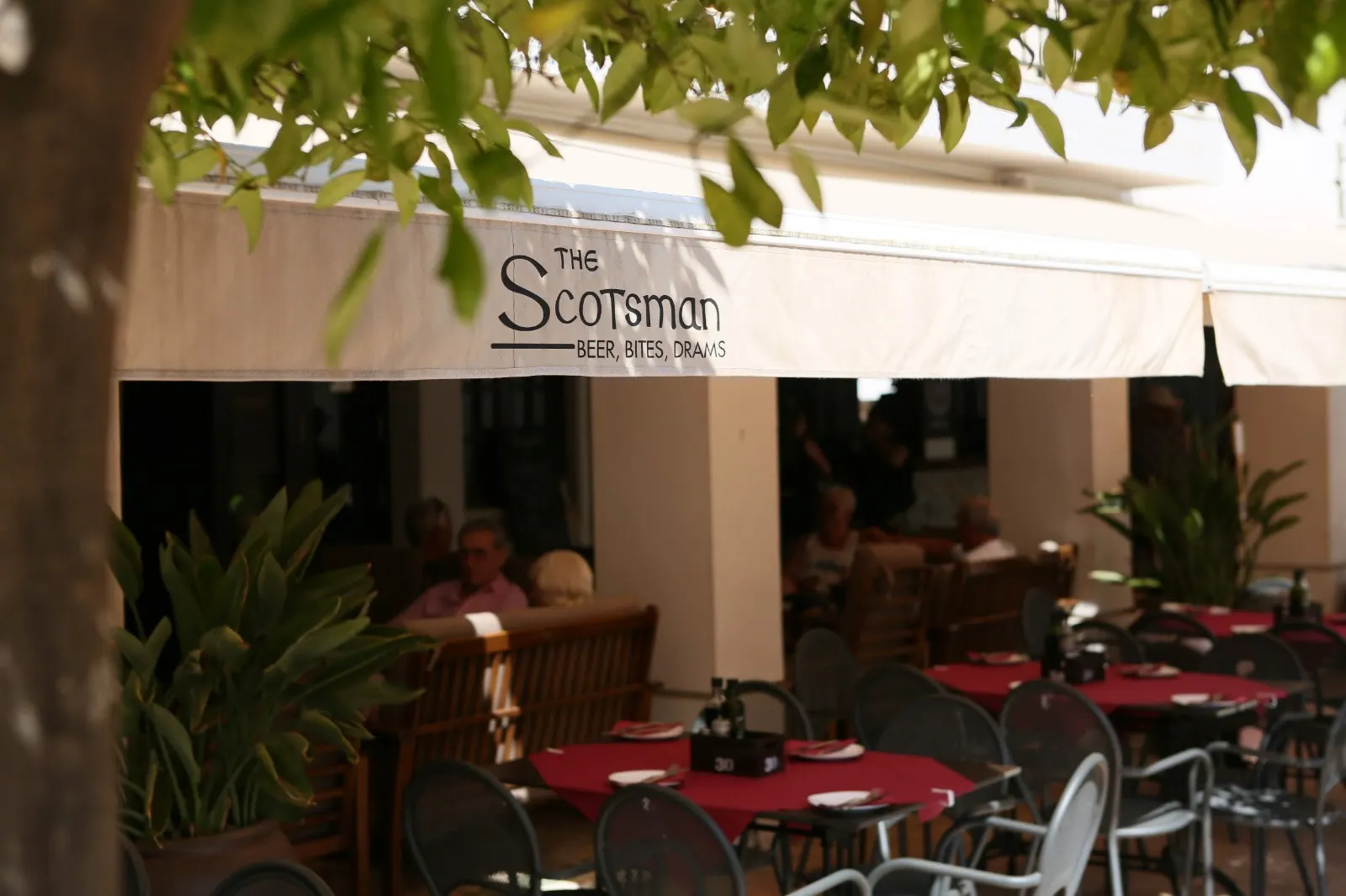 Bar at The Scotsman in La Manga Club