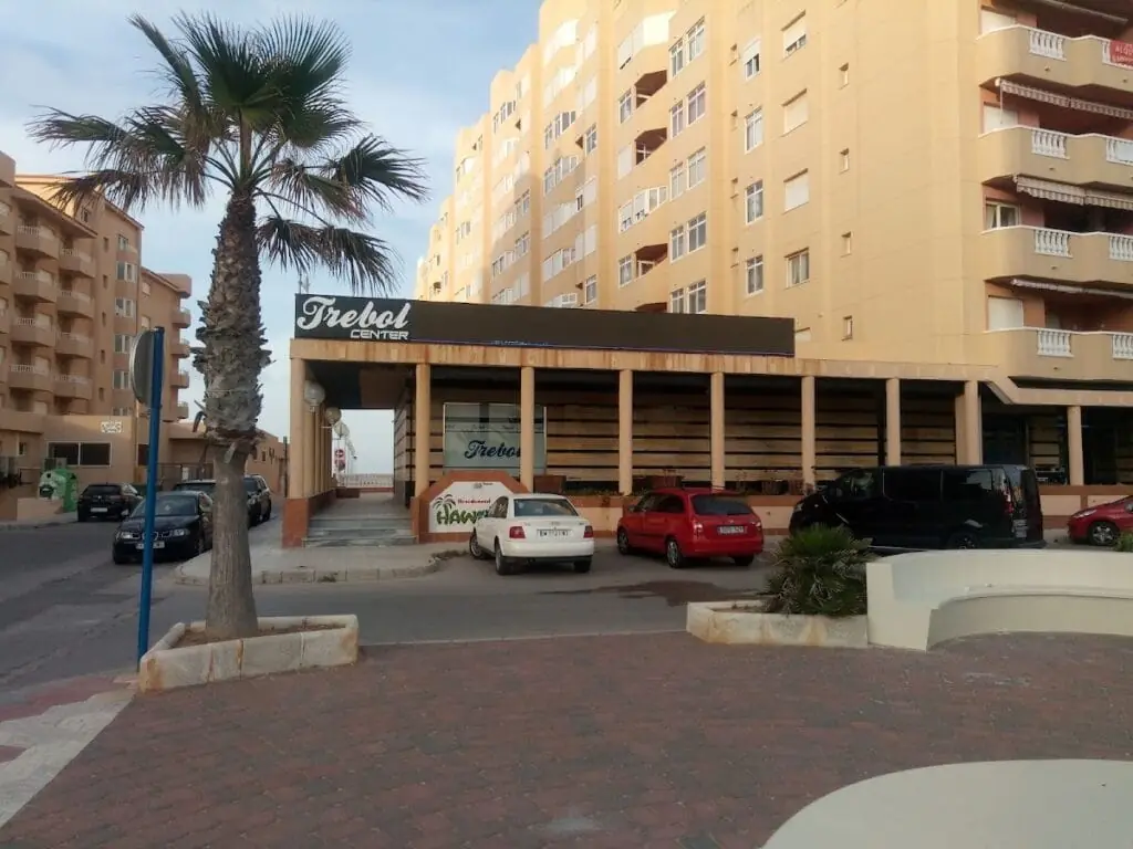 Terrasse von Trébol 39 La Manga, km 2,5 der Gran Vía