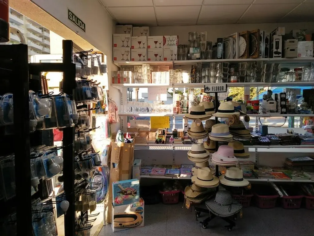 Inside Tri’ss Tra’ss shop, La Manga del Mar Menor