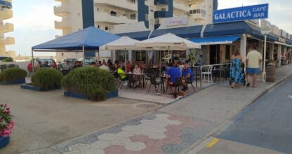 Bar Galáctica en la Gran Vía de La Manga del Mar Menor