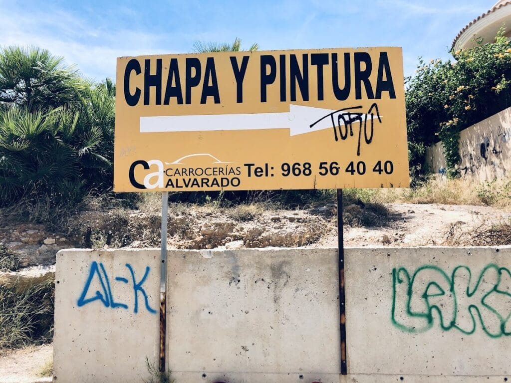 Chapa Y Pintura Alvarado (Sheet Metal And Paint Alvarado) — Servicios en Cabo de Palos