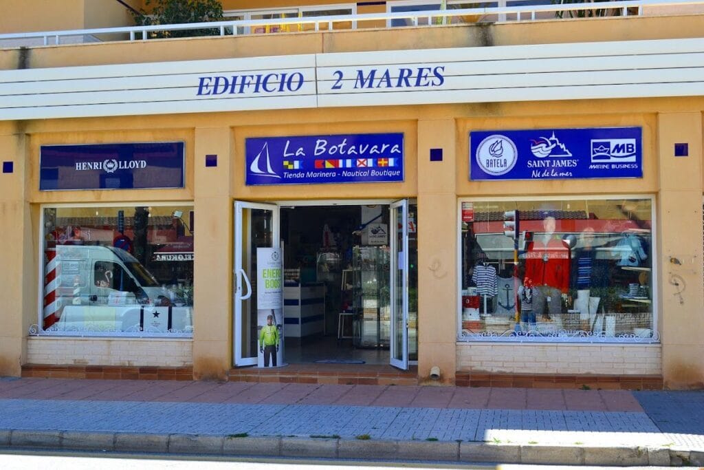 La Botavara Tienda Marinera-Nautical Boutique. — Barcos en La Manga