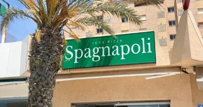 Pizzería Spagnapolí en La Manga, pizza napolitana en la Gran Vía