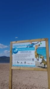 Playa canina de Playa Paraíso (La Manga)