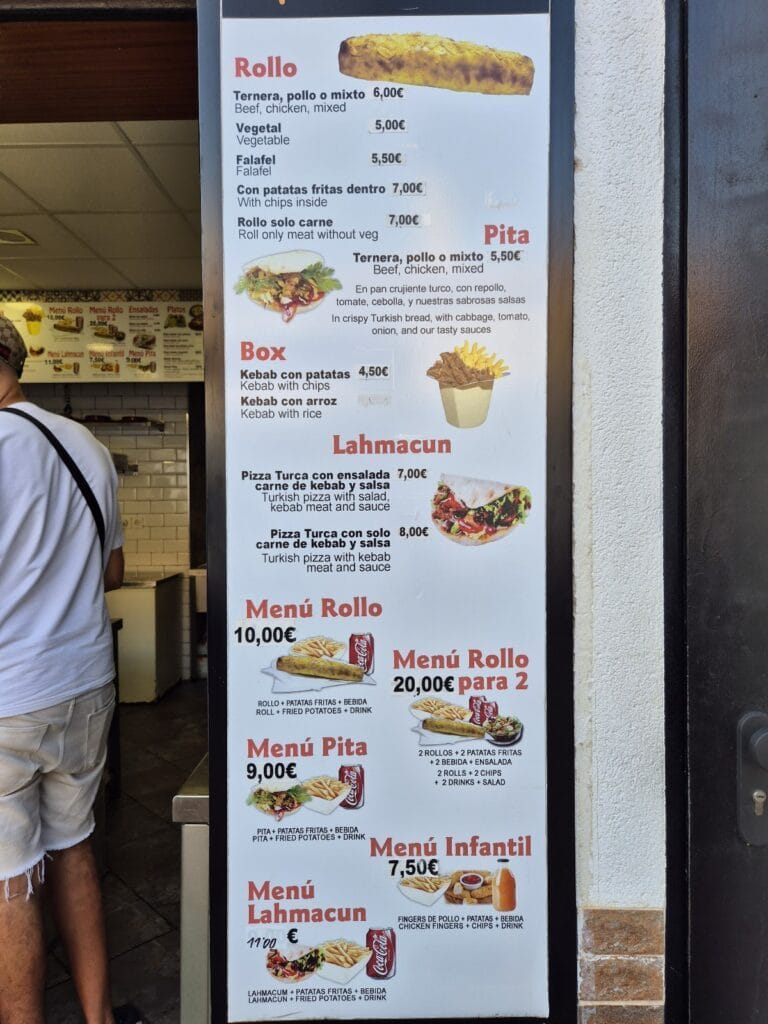 Yani Kebab — Restaurantes en La Manga Club